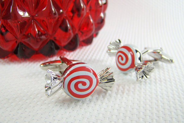 Manchetknopen Snoepgoed Zuurtje Rood