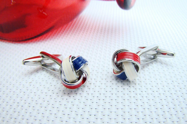 Manchetknopen Vlag Nederland Rope