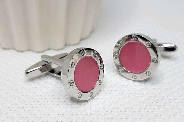 Manchetknopen Sparkle Pink