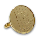 Manchetknopen 5 cent, stuiver 1984