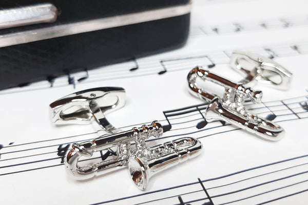 Manchetknopen Schuiftrompet