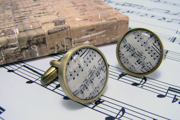 Manchetknopen Bladmuziek