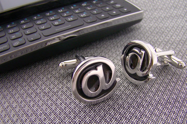 Manchetknopen Apenstaartje Zwart