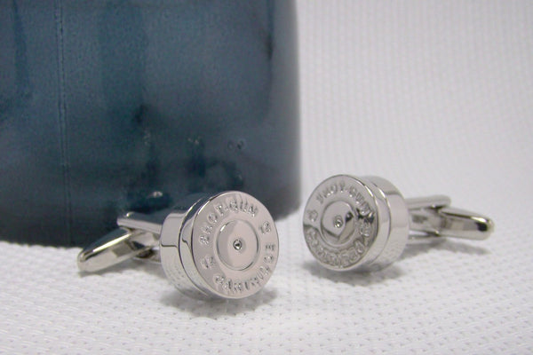 Manchetknopen Kogel Zilver