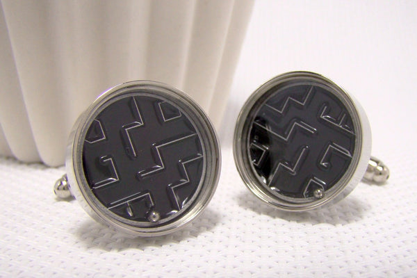 Manchetknopen Labyrint spel (echt werkend)