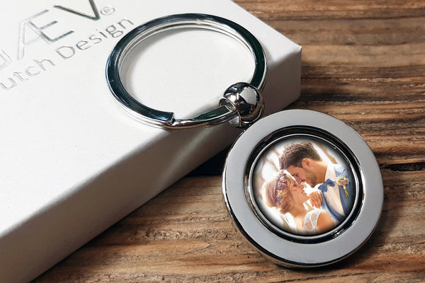 Sleutelhanger met uw eigen foto