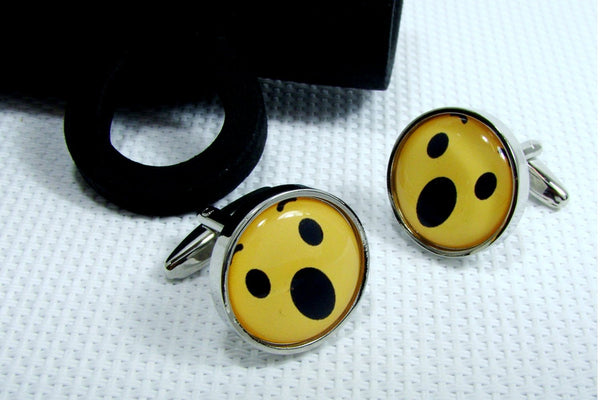 Manchetknopen Smiley Wow