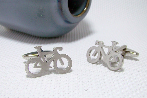 Manchetknopen Stalen Ros - Fiets