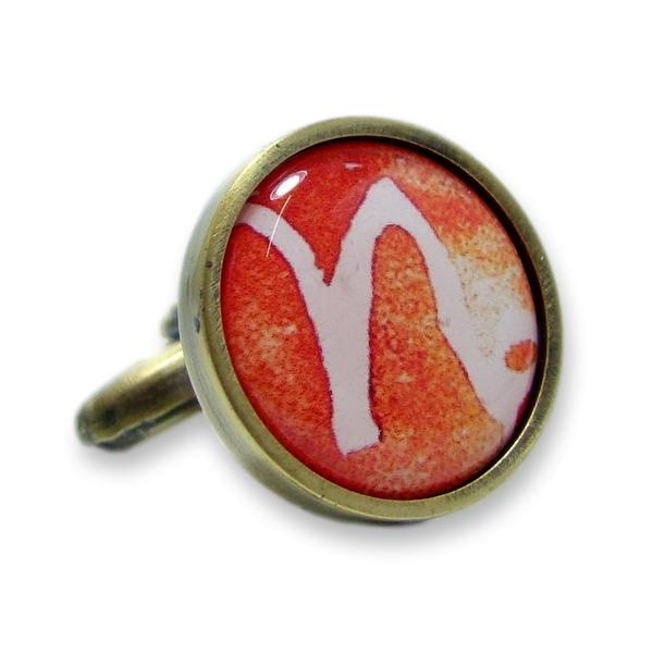 Manchetknoop Sterrenbeeld Steenbok Aquarel (PER STUK)