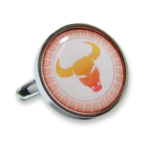 Manchetknoop Sterrenbeeld Stier Colourful (PER STUK)