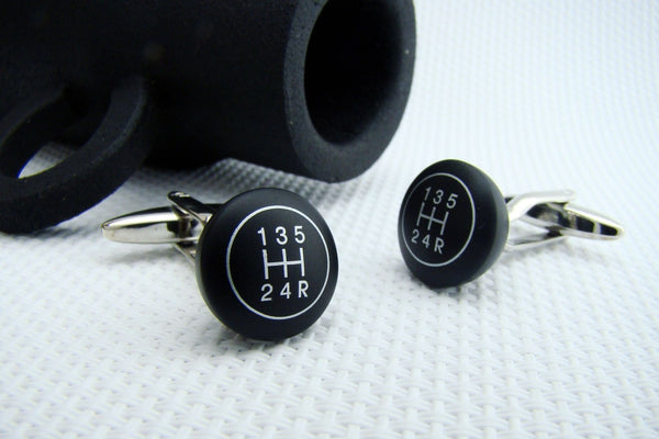 Manchetknopen Top Gear zwart