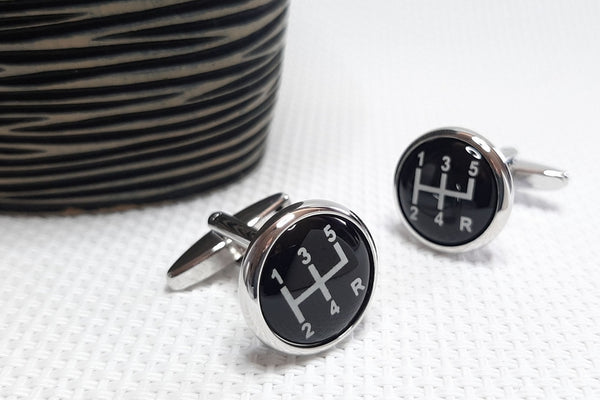 Manchetknopen Top Gear Zwart