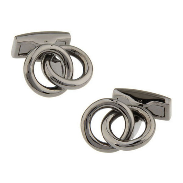 Manchetknopen Trouwringen (gravure initialen en datum)