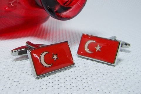 Manchetknopen Vlag Turkije