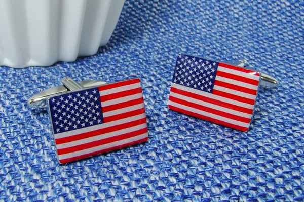 Manchetknopen Vlag USA