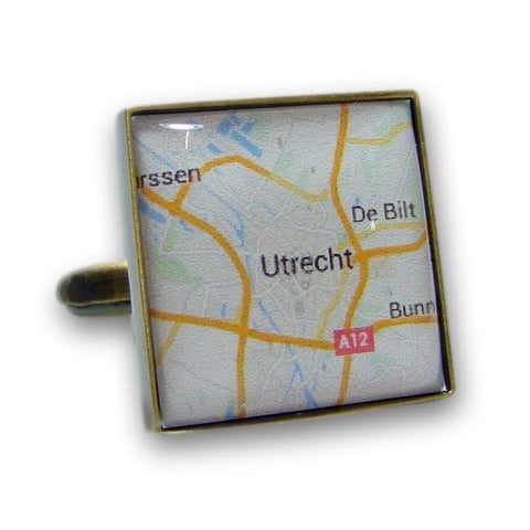 Manchetknopen Google Maps Utrecht