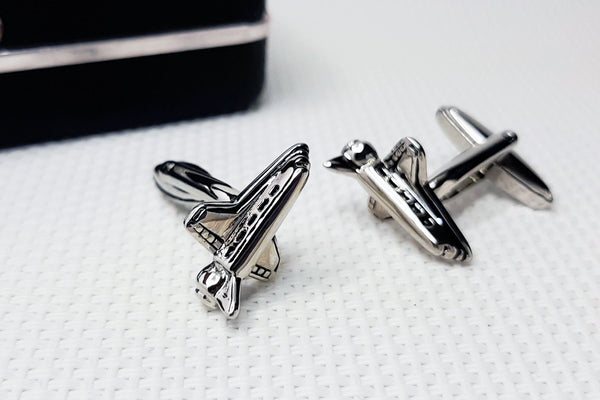 Manchetknopen Nasa Space Shuttle Challenger - Zilverkleurig