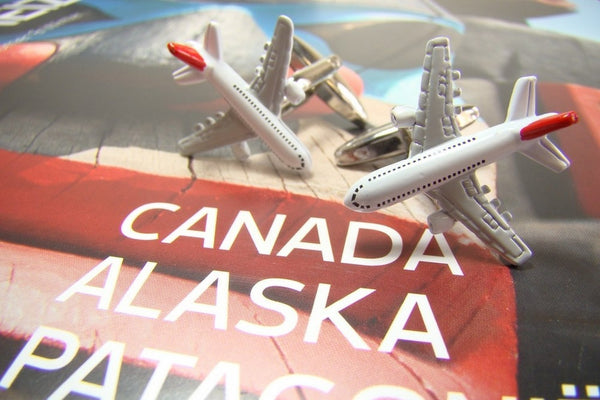 Manchetknopen Passagiersvliegtuig