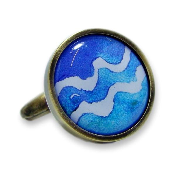 Manchetknoop Sterrenbeeld Waterman Aquarel (PER STUK)