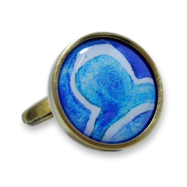 Manchetknoop Sterrenbeeld Weegschaal Aquarel (PER STUK)