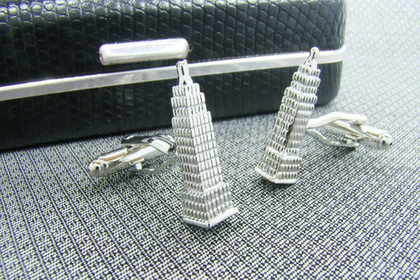 Manchetknopen Wolkenkrabber