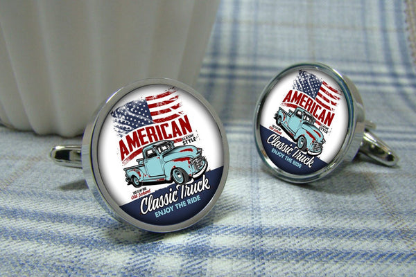 Manchetknopen Vintage Truck