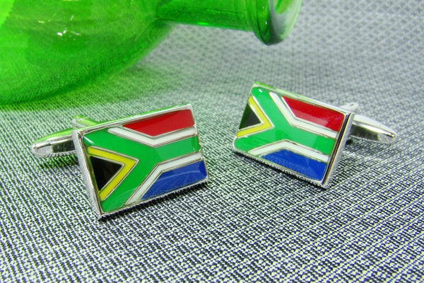 Manchetknopen Zuid Afrika Vlag