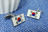 Manchetknopen Vlag Zuid-Korea