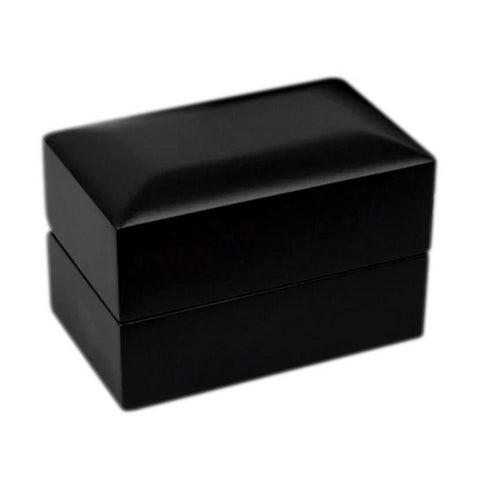 Manchetknopen Luxe geschenkbox Zwart mat hout